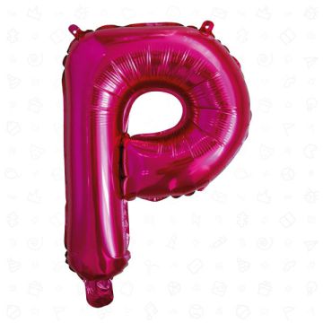 PALLONCINO LETTERA (P) FUCHSIA PZ.1
