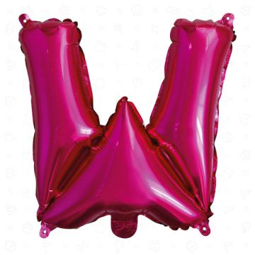 PALLONCINO LETTERA (W) FUCHSIA PZ.1