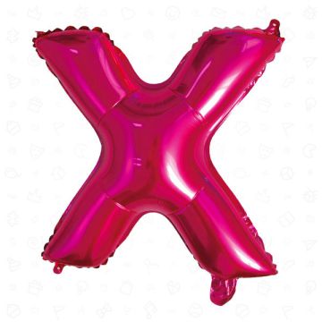 PALLONCINO LETTERA (X) FUCHSIA PZ.1