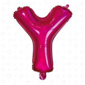 PALLONCINO LETTERA (Y) FUCHSIA PZ.1