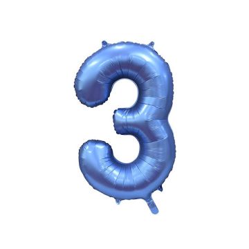 PALLONCINO 3 BLU SATINATO PZ.1