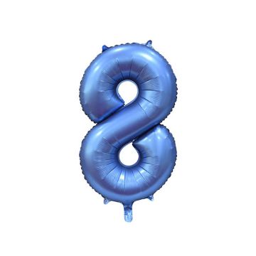 PALLONCINO 8 BLU SATINATO PZ.1