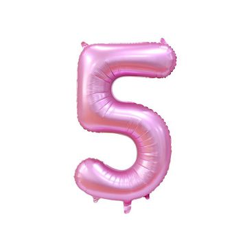 PALLONCINO 5 ROSA SATINATO PZ.1
