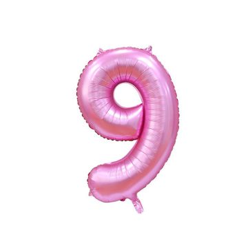 PALLONCINO 9 ROSA SATINATO PZ.1