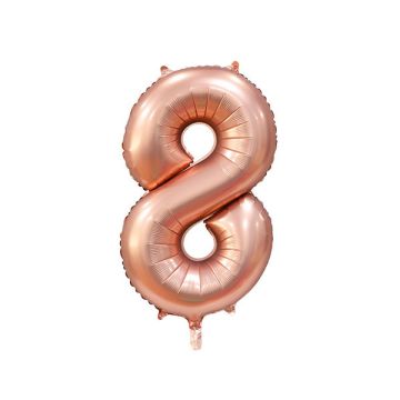 PALLONCINO 8 ROSE GOLD SATINATO PZ.1