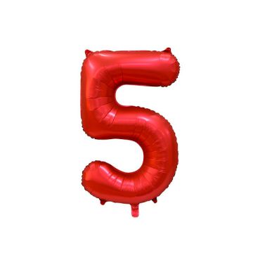 PALLONCINO 5 ROSSO SATINATO PZ.1
