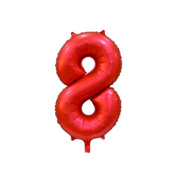 PALLONCINO 8 ROSSO SATINATO PZ.1