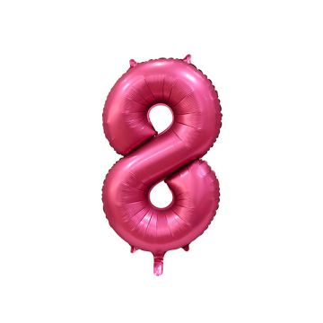 PALLONCINO 8 FUCSIA SATINATO PZ.1