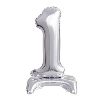 PALLONCINO NUMERO (1) ARGENTO PZ.1