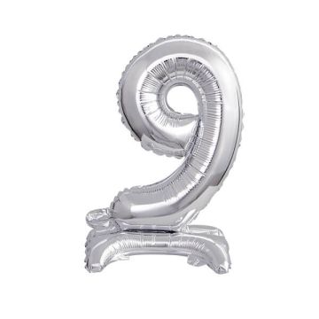 PALLONCINO NUMERO (9) ARGENTO PZ.1