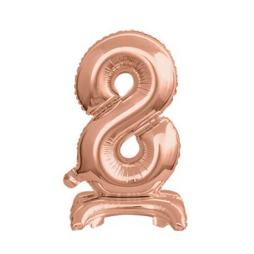 PALLONCINO NUMERO (8) ROSE GOLD PZ.1