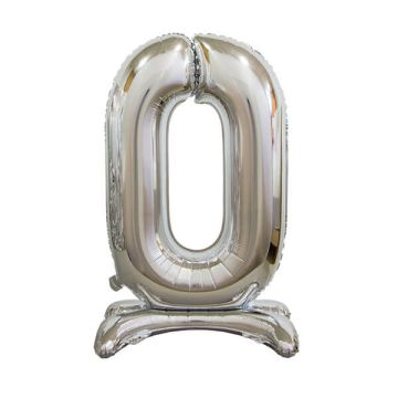 PALLONCINO NUMERO (0) ARGENTO PZ.1