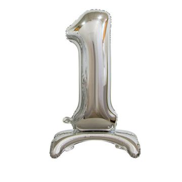 PALLONCINO NUMERO (1) ARGENTO PZ.1