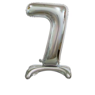 PALLONCINO NUMERO (7) ARGENTO PZ.1