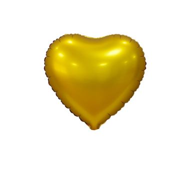 Palloncino Cuore Oro Satinato Pz.1