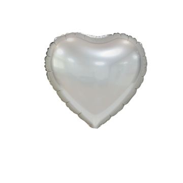 Palloncino Cuore Argento Pz.1
