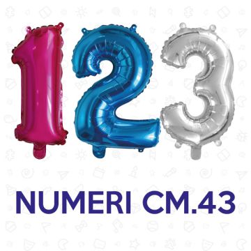 Palloncini numero cm.43
