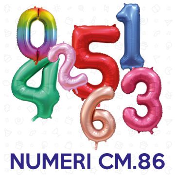 Palloncini numero cm.86