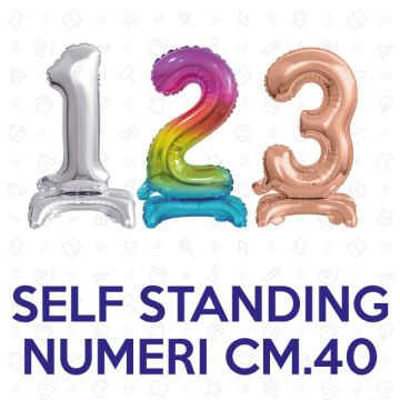 Palloncini self standing numero cm.40