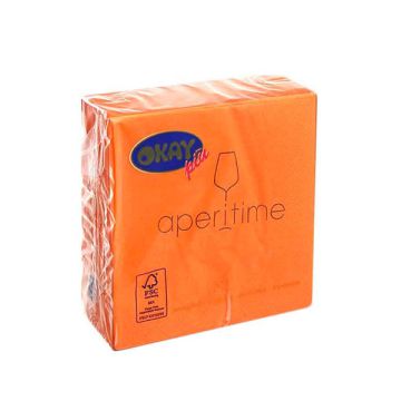 Tovagliolo Aperitime Arancio Pz.50