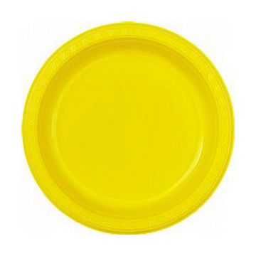 PIATTO FONDO GIALLO DELUXE PZ.30