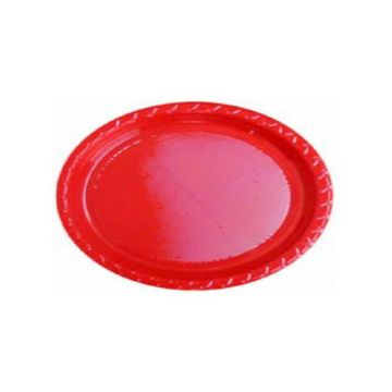 PIATTO OVALE ROSSO DELUXE PZ.5