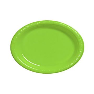 PIATTO OVALE VERDE LIME DELUXE PZ.5