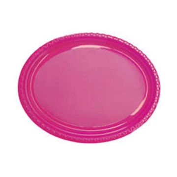 PIATTO OVALE FUCSIA DELUXE PZ.5