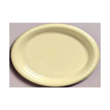 PIATTO OVALE AVORIO DELUXE PZ.5