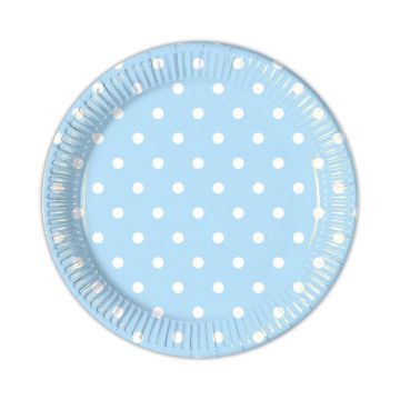 PIATTINI AZZURRI POIS PZ.10