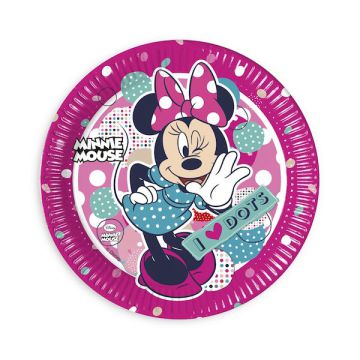 Piatti minnie dots pz.8