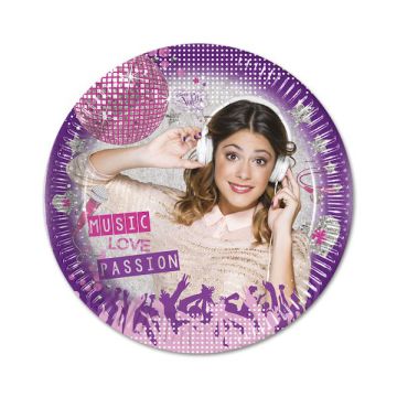 PIATTINI VIOLETTA GOLD EDITION PZ.8