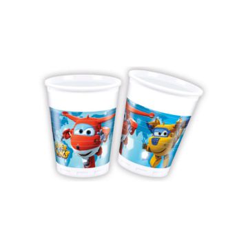 BICCHIERI SUPER WINGS PZ.8