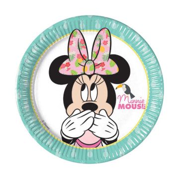 PIATTINI MINNIE TROPICAL DISNEY PZ.8