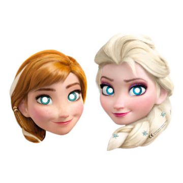 Maschere Elsa E Anna Frozen Pz.6