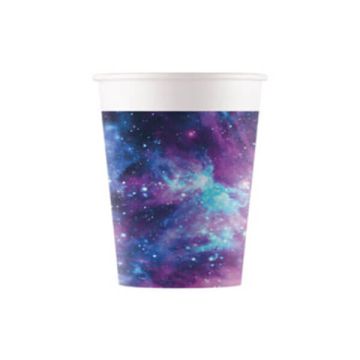 Bicchieri Party Galaxy Compostabile Pz.8 200ml - Compostabile