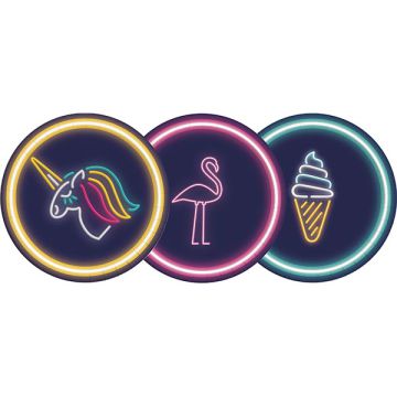 PIATTI NEON PZ.8