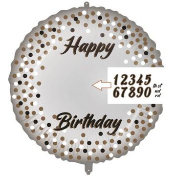 Palloncino compleanno confetti pz.1