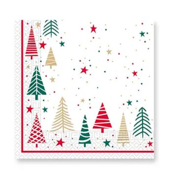 Tovaglioli Xmas Forest Pz.20