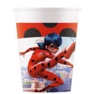 Bicchieri miraculous ladybug pz.8