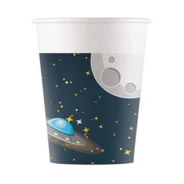 Bicchieri astronauta nello spazio pz.8