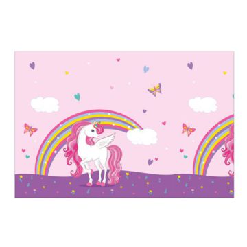 Tovaglia unicorno arcobaleno pz.1