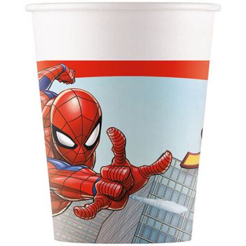 Bicchieri Spiderman Crime Fighter Pz.8