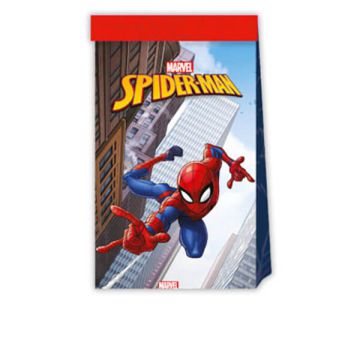 Sacchetti In Carta Spiderman Pz.4