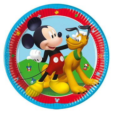 Piattini Topolino Rock The House Pz.8