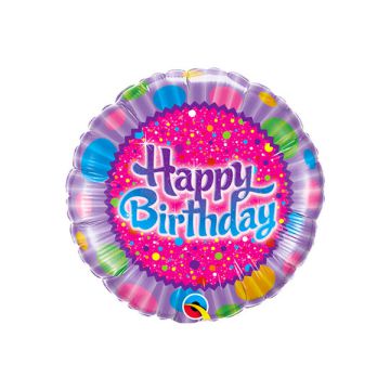 PALLONCINO COMPLEANNO POIS COLORS PZ.1