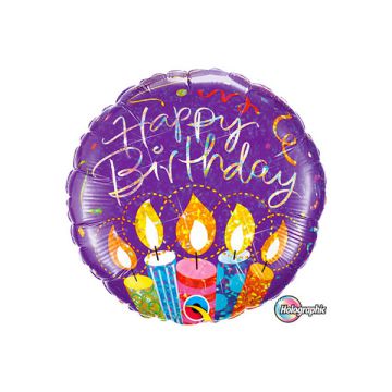 PALLONCINO COMPLEANNO CANDELE PZ.1