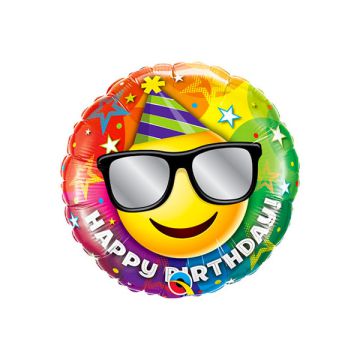 PALLONCINO COMPLEANNO EMOTICONS PZ.1