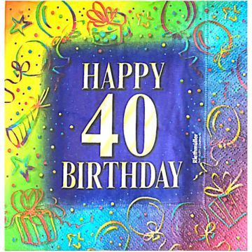 TOVAGLIOLI 40° COMPLEANNO PZ.20