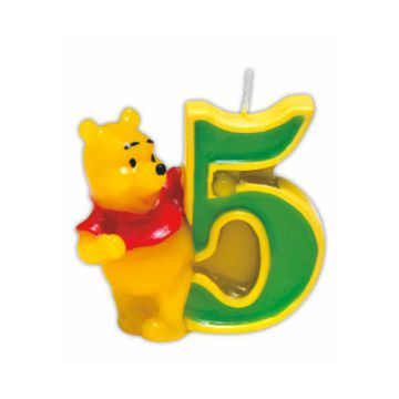 CANDELINA WINNIE POOH N.5 PZ.1